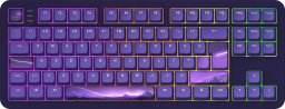Klawiatura Dark Project ALU87B Celestial G3MS Voidstone (DPKB_CELESTIAL_87_ISO)