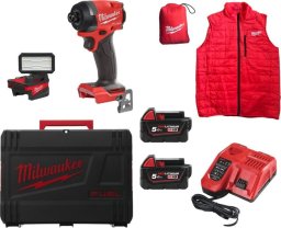 MILWAUKEE. IMPACT DRIVER. M18FID3MC-502X + LAMP AND SLEEVELESS