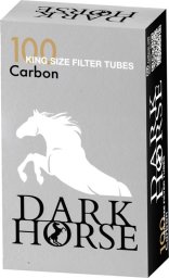 Gilzy papierosowe DARK HORSE CARBON 100szt