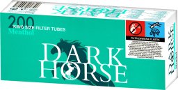 Gilzy papierosowe DARK HORSE MENTHOL 200szt