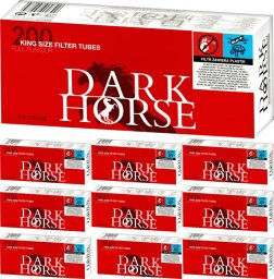 Gilzy papierosowe DARK HORSE FULL FLAVOR 200szt X 10