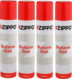 Zestaw Gaz do zapalniczek ZIPPO 100ml x 4 Akcesoria