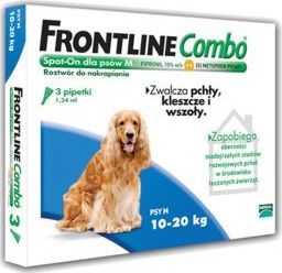  Frontline FRONTLINE COMBO SPOT-ON 3 PIPETY PSY 1,34 M BLISTER - 66981