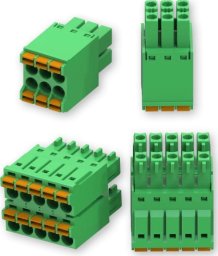 Teltonika PR5MEC15 blok zaciskowy 2 x 5, 2 x 3 Zielony