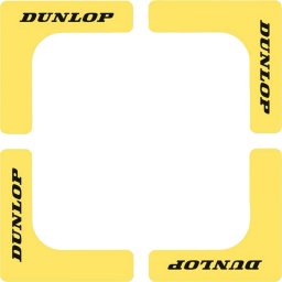 Corners for tennis court DUNLOP 8pcs yellow