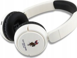 US Polo słuchawki nauszne Bluetooth      USHPV6PUNH biały/white DH Color Logo