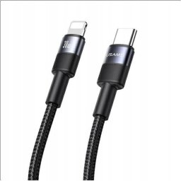 Kabel USB Usams USB-A - Lightning 1.2 m Czarny