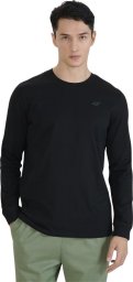 Koszulka męska 4F Longsleeve M432 głęboka czerń 4FWMM00TLONM432 20S M