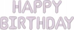Balon fol.HappyBirthday 340x35cm fiolet 52741