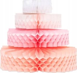 Dekoracja bibułowa Tort 23cm mix 74309