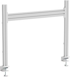 InLine® Slatwall Tischhalterung, Panel Aluminium 1m inkl. 2 Stützen 0,86m
