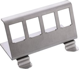 InLine Keystone SNAP-In Uchwyt modułowy metalowy 4-fach do szyny DIN
