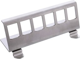 InLine Keystone SNAP-In Uchwyt modułowy metalowy 6-fach do szyny DIN
