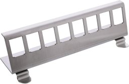 InLine Keystone SNAP-In Uchwyt modułowy metalowy 8-fach do szyny DIN