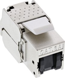 InLine® Keystone Einbauadapter, Verbindungskupplung für Sat-Kabel, 2x F-Buchsen