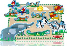 Puzzle dźwiękowe układanka - zoo EDUKAMP