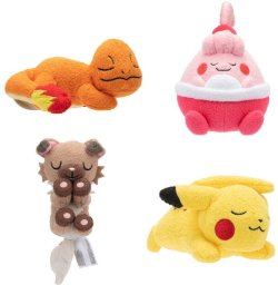 POKEMON SLEEPING PLUSH 12 CM CDU ASS - assorted