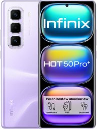 Smartfon Infinix Hot 50 Pro+ 8/256GB Fioletowy  (X6880PR)