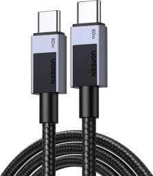 Kabel USB Ugreen USB-C - USB-C 0.5 m Czarno-szary (55764)