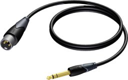 Kabel Procab Jack 6.3mm - XLR 10m czarny (1KPCL069)