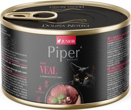 Frendi Mokra karma dla kota Piper Animals Junior z cielęciną 185 g