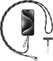 Smycz do telefonu z kablem do ładowania  Usams SJ746 30W USB-C do Lightning 1.2m czarny
