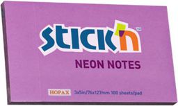 Stickn NOTES SAMOP.STICK N 127X76MM FIOL.NEON. - 21214