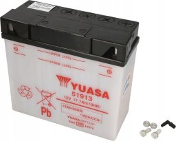 Akumulator Kwasowy/Rozruchowy YUASA 12V 19Ah 100A P+ Obsługowy 186x82x171mm Suchoładowany bez elektrolitu wymagana ilość elektrolitu 1l 51913 pasuje do: BMW K R 750-1600 1990-2017
