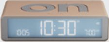 Lexon Flip Classic Two-sided Alarm Clock soft gold LR157D1