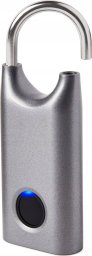 Lexon Nomaday Fingerprint Padlock Dark Grey/Gun Metal