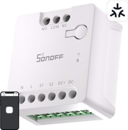 Przełącznik WiFi SONOFF MINI-D Matter (AC/DC 12-48V, styk bezpotencjałowy) Sonoff