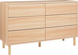 Beliani Komoda jasne drewno SHARPE