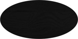 vidaXL Blat do stołu, brązowy, 80x40x2 cm, lite drewno dębowe, owalny