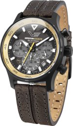Zegarek męski Vostok Europe VR42-592C763 brązowy