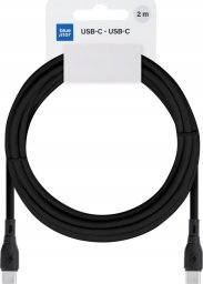 Kabel USB Bluestar USB-C - USB-C 2 m Czarny