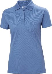 Women's HELLY HANSEN Manchester Polo T-shirt, light blue, M XL