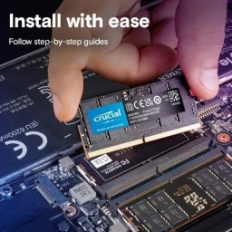 crucial Pamięć DDR5 SODIMM 24GB/5600 (2*12GB) CL46 (24Gbit)