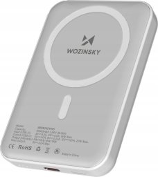 Powerbank magnetyczny Wozinsky WRW349YWS 10 000 mAh - biały