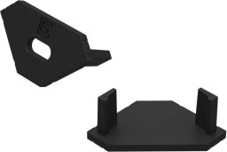 czarna zaślepka GLC2 endcap black