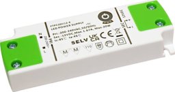 FTPC20V12-E: zasilacz LED 12V/1.67A CV, compact plastic case. SE-VF series