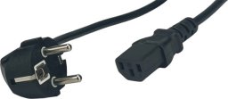 POSAC-C13-EUL50: POS AC cable C13-YJT3[10A]-CEE7/7-YJ-03-90?[10A] H03VV-F3G1,0 L=5000 black