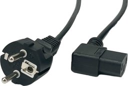 POSAC-C13L-EU15: POS AC cable C13-YJT3-90?[10A]-CEE7/7-YJ-03[10A] H03VV-F3G0,75 L=1500 black