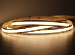 Taśma LED MPL Power Profesjonalna taśma LED typu COB, 8W 320 chips/m, CRI >90, 24V, biala ciepla 3000K, IP20, 50m