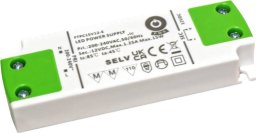 zasilacz LED 12V/1.25A CV, compact plastic case. SE-VF series