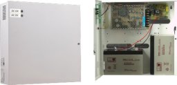 Zasilacz MPL Power ZBF-24V-5A-7Ah: Zasilacz buforowy impulsowy 27,6V/5A/7Ah w skrzynce metalowej