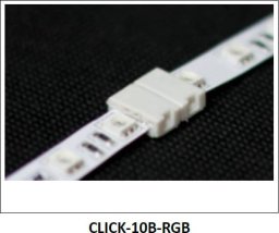 MPL Power złączka dwustronna do taśmy 10mm RGB bez przewodu