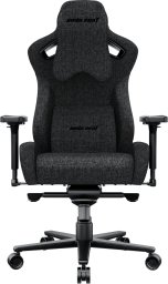 Fotel gamingowy Anda Seat Kaiser 2 Pro XL materiałowy ciemnoszary obrotowy