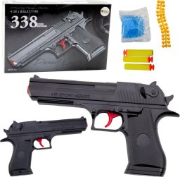 Pistolet Sportowy 388 Strzałki Piankowe Kulki Wodne EDUKAMP