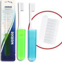 Wellbee Szczoteczka do zębów Medium - mix kolorów