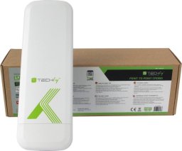 Techly I-WL-CPE880 punkt dostępowy WLAN 300 Mbit/s Biały Obsługa PoE